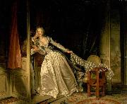 Jean-Honore Fragonard The Stolen Kiss oil painting